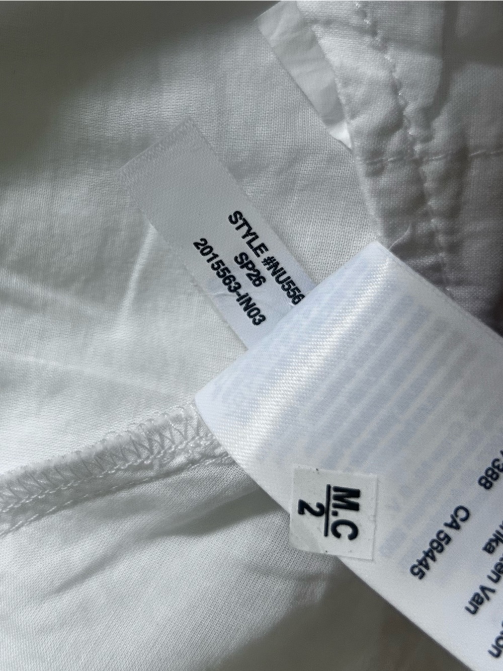 Madewell White Eyelet Flutter Sleeve Mini Dress in Cotton Size 2 - Picture 9 of 10